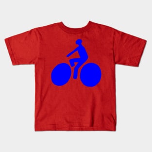 Blue bicycle Kids T-Shirt